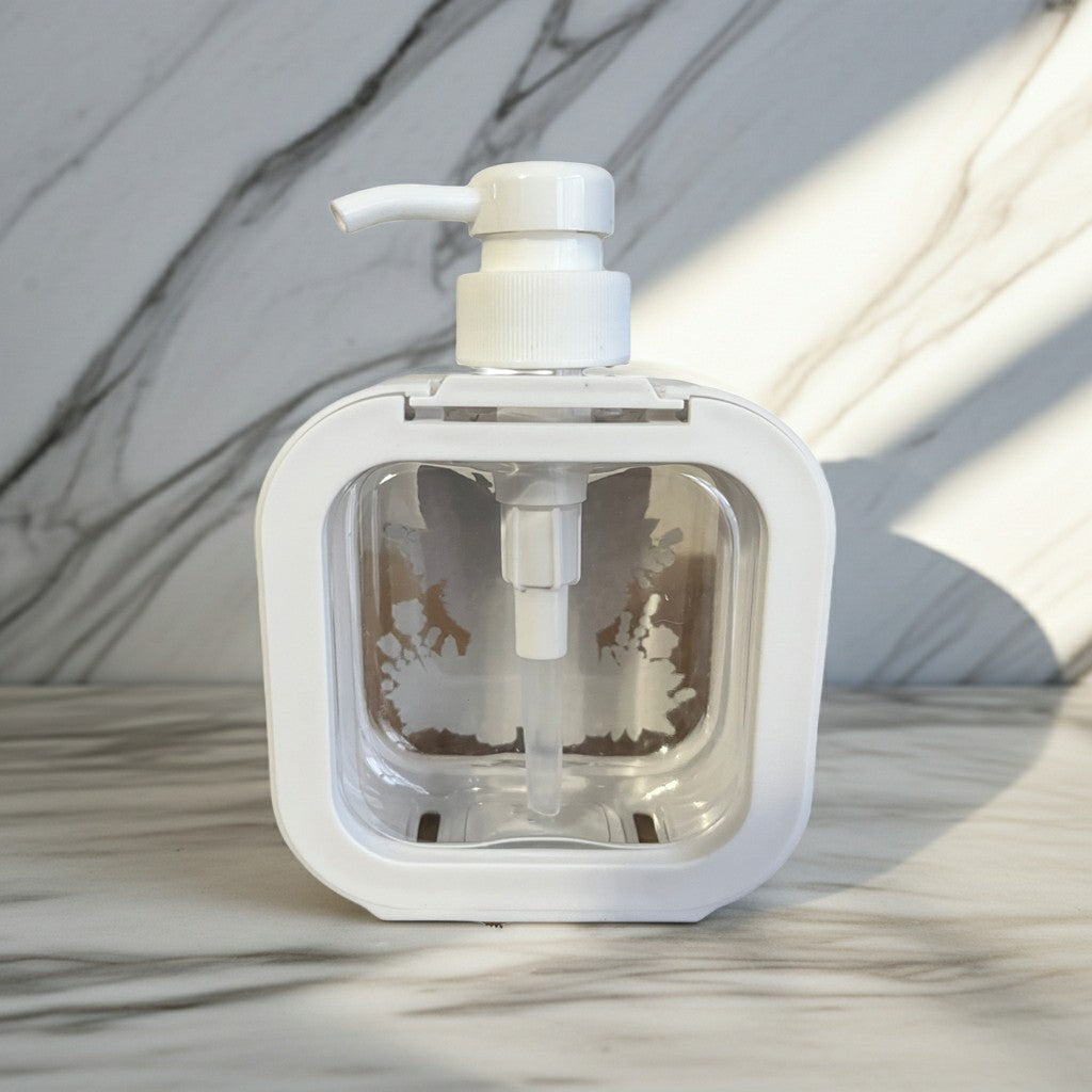 Sparkly bathroom soap dispensers of cute male and female dogs Handmade