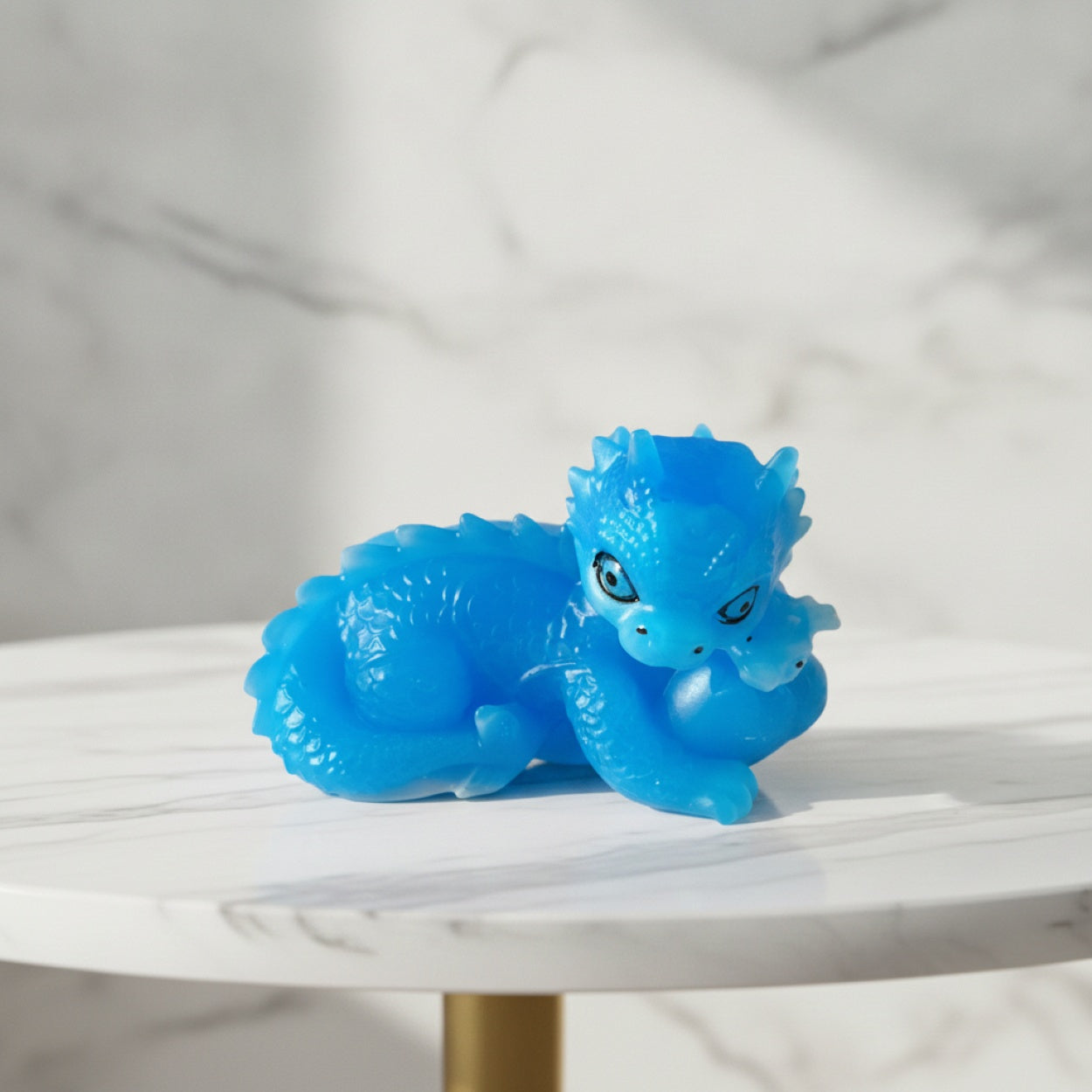 Handmade Dragon With Baby And Egg Figurine Resin Ornament Gift