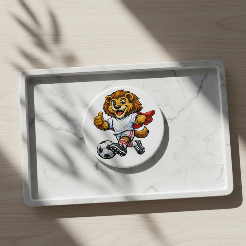 Handmade Round Football Teams Themed Coasters