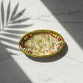Handmade Ceramic Multi Colour Trinket Storage Dish