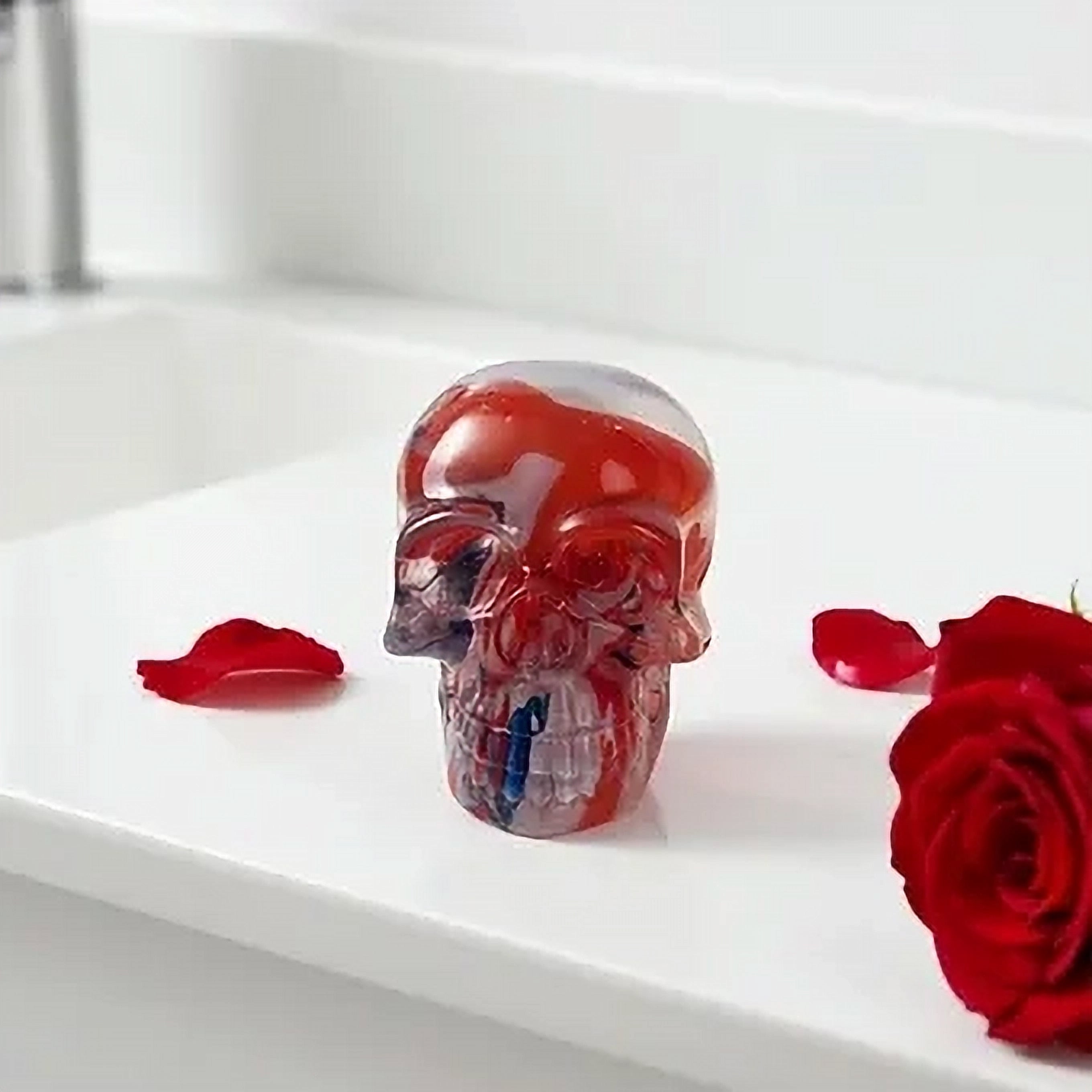 Gothic Resin Skull Ornaments Gifts image 0