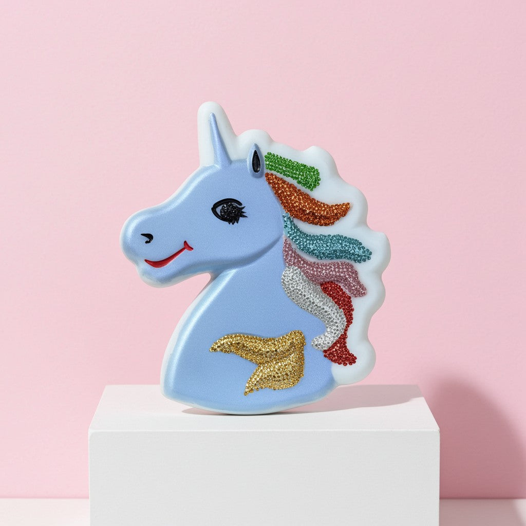 Hanging Unicorn Resin Picture Children's Decor image 0